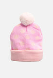 Girls One Up Beanie Minnie Mouse Pink