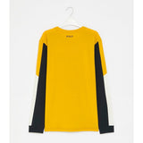 Polo Boys David Colour Blocked Long Sleeve T-Shirt In Navy