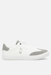 Polo Mens Rubberized Sneakers In White