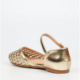 Little Miss Black Kids Lovely 2 Sandals In Champagne