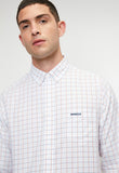 Pringle Mens Ezekiel Long Sleeve Classic Shirt In White