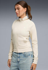 Puma Womens Ess Slim Track Jacket Dk Alpine Snow