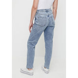 Guess Womens Mom Jeans In Light Wash