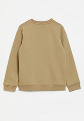Soviet Zander Boys Crew Neck Sweat Top Sand