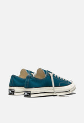Converse Unisex Chuck 70 Lo Ox Shoes In Teal