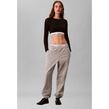 Calvin Klein Unisex Monologo French Terry Jogger In Grey