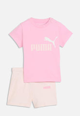 Puma Minicats Ess Tee And Shorts Set Inf Pi