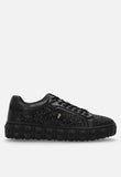 Mazerata Mens Pigale 10 Rhinestone Sneaker In Black