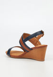 Butterfly Feet Ladies Shani 12 Heels In Navy/Tan