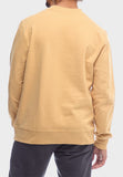 Jeep Mens Core Applique Fleece Crewneck Brown