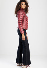 Sissyboy Cropped Burgandy Puffer Ravilla Jacket