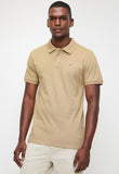 Polo Mens Essential Pique Golfer In Stone