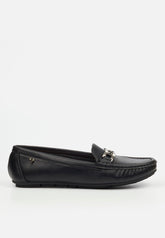 Butterfly Feet Ladies Luana Black loafers