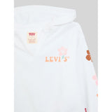 Levis Girls Hibiscus Hoodie In White