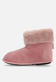 Hush Puppies Ladies Casa Slipper Boot In Pink