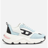 Diesel Womens S-Savannah Tulu Sneakers In White & Blue