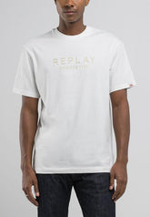 Replay Mens T-Shirts In Off White