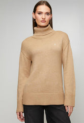 Polo Womens Relaxed Jersey In Oatmeal