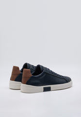 Replay Mens Polys Studio Shoes Navy Brown