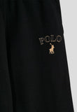 Polo Girls Hannah Embroidred Jogger Black