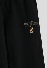 Polo Girls Hannah Embroidred Jogger Black