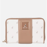 Polo Kensington Medium Zip Around Wallet In White