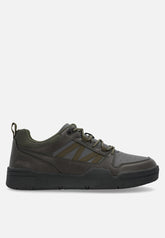 Jeep Mens Black/Multi Renegade Pu Sneakers