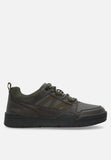 Jeep Mens Black/Multi Renegade Pu Sneakers
