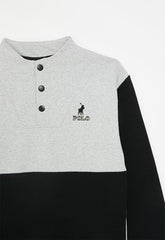 Polo Boys Anthony High Neck Sweater Black