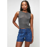 Sissy boy Womens High Waist Shorts In Medium Vintage