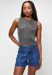 Sissyboy Womens High Waist Shorts In Medium Vintage