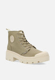 Palladium Womens Pallabase Twill Shoes In Dune