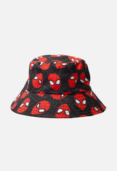 Character Group Boys Bucket Hat Spiderman In Black/Red