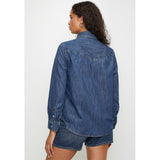Levis Womens Iconic Weather Air Space Shirt In Blue