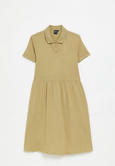 Polo 0055046 Girls Gabriella Ss Golfer Dress Stone