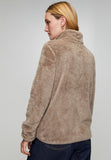 Stella Morgan Long Sleeve Zip Through Teddy Jacket In Mocha
