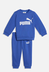 Puma Boys Minicats Essential 2 Piece Set In Royal Blue