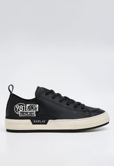 Replay Mens Raily Low Combo Shoes In Black