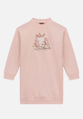 Gues J4Bk22Kckf2 Kids Ls Active Dress Pink