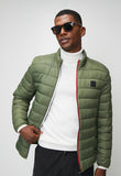 Polo Mens Quilted Puffer Jacket In Fatigue