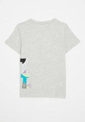 Nike Kiddies Short Sleeve Tee - Grey Heather