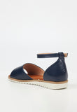 Butterfly Feet Ladies Walnut 2 Sandals In Navy Blue