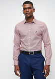 Polo Mens Geometric Printed Shirt Red