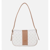 Polo Kensington Flapover Shoulder Bag In White
