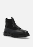 Mazerata Mens Vinchey 9 Faux Leather Shoes Black