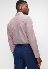 Polo Mens Geometric Printed Shirt Red