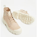Palladium Womens Pallabase Twill Shoes In Nude Dust