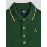 Soviet Boys Short Sleeves Fashion Golfer In Bottle Green