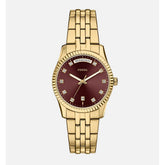Fossil Ladies Scarlette 3 Handed Watch In Gold