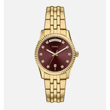 Fossil Ladies Scarlette 3 Handed Watch In Gold